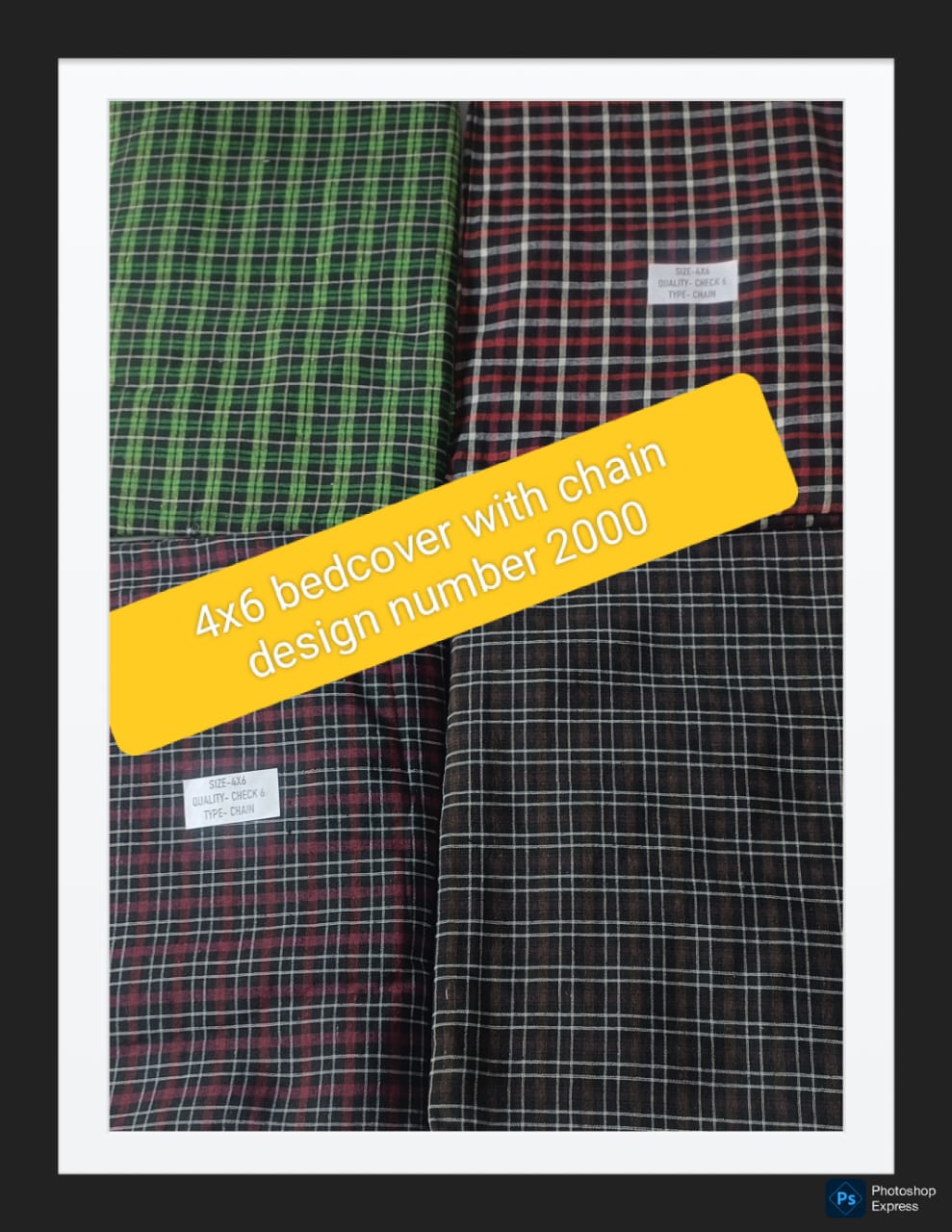 Vishal Handlooms - Bedcover With Chain